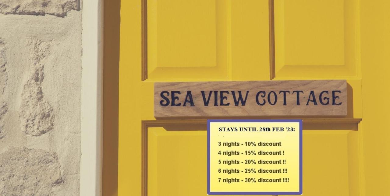 Sea View Cottage Portland Exterior foto